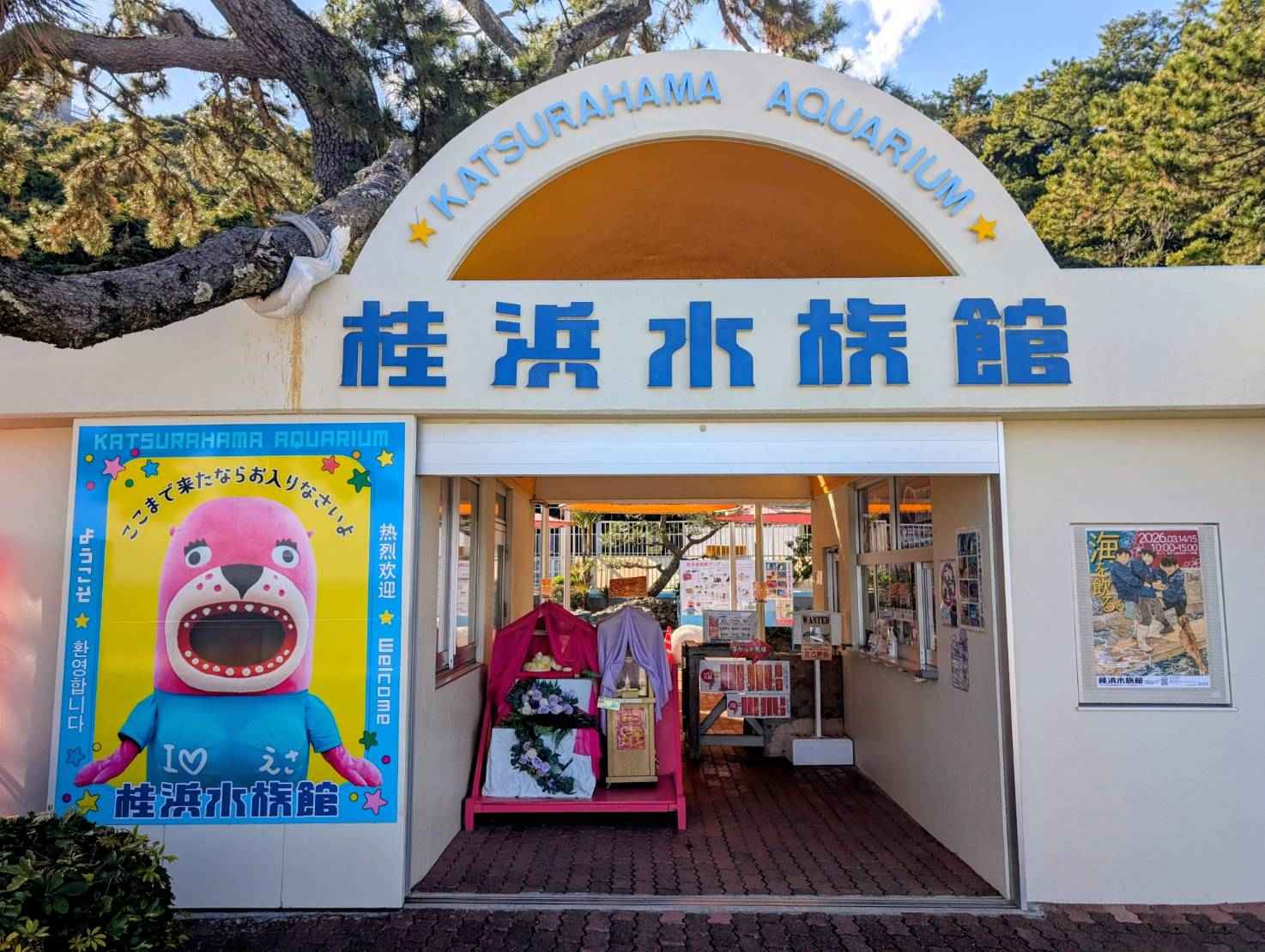 SNSで話題！クセが強くて手作り感満載の桂浜水族館