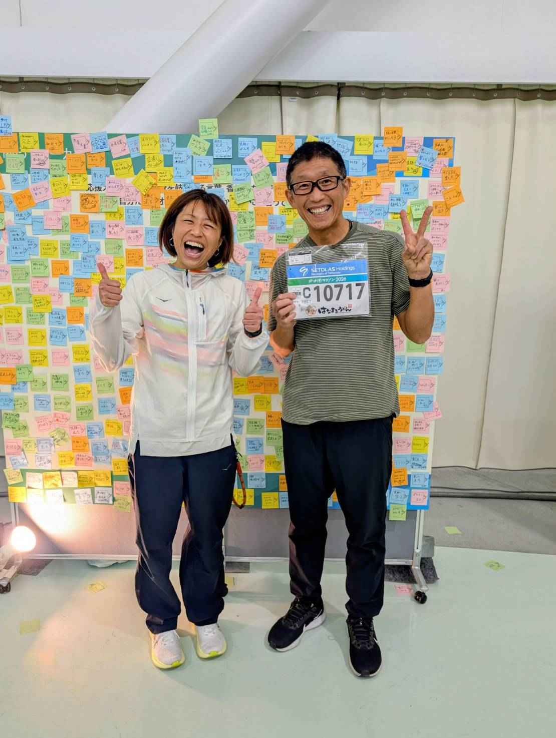 福士加代子さんのパワー注入！これなら3:45いける！と思った瞬間