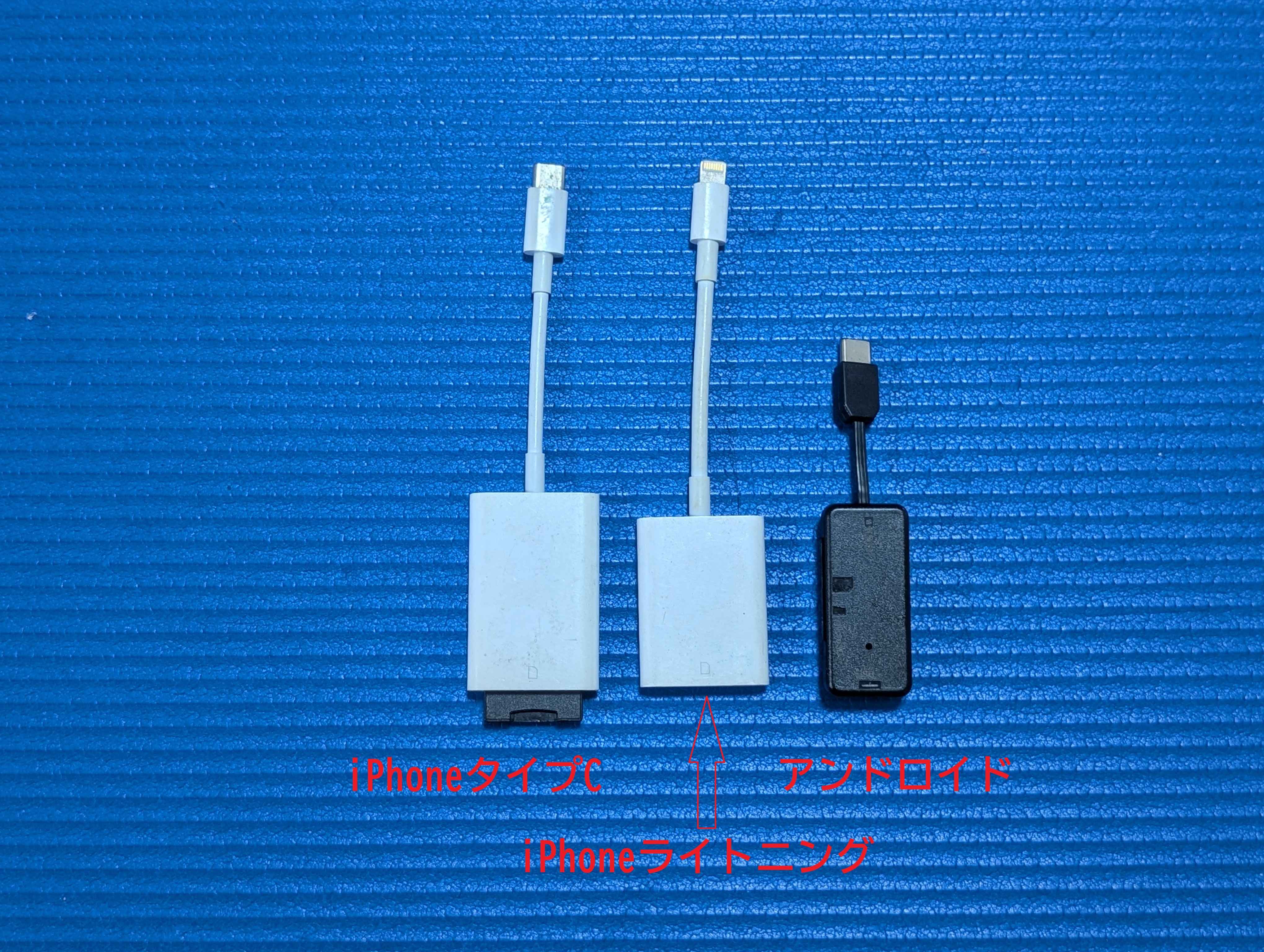 SDカードリーダーを使って、写真や動画をその場でプレゼントしています
